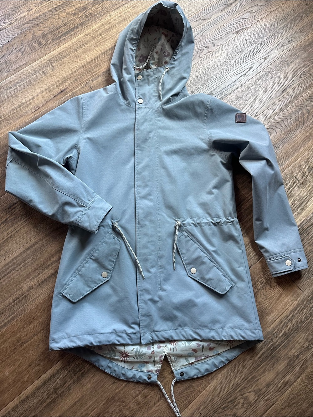 Burton Sadie Rain Jacket S - Shadow with Floral Lining